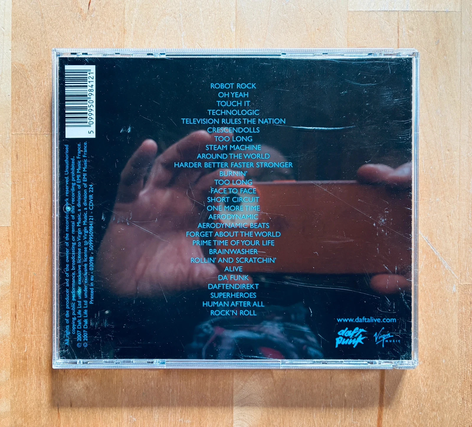 CD Daft Punk Alive 2007. – photo 3